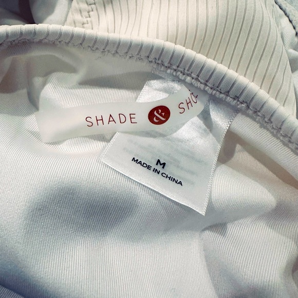 Shade & Shore Double O-Ring Ribbed One Piece Swimsuit, Medium - Picture 5 of 5